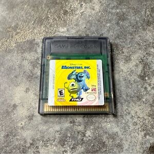Nintendo Game Boy Color Monsters Inc Disney Pixar Retro Cart